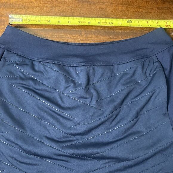 Under Armour ColdGear Reactor skirt Navy Blue Size Large NWT Storm Fitted Warm - Picture 2 of 7